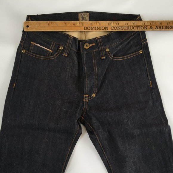 PRPS Straight 13.75 oz Raw Selvedge Button Fly Jeans Men's 29 - Picture 10 of 12